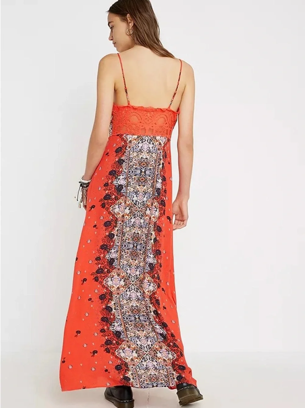 Free People Morning Song Maxi Slip Dress XL NWT - Picture 2 of 8